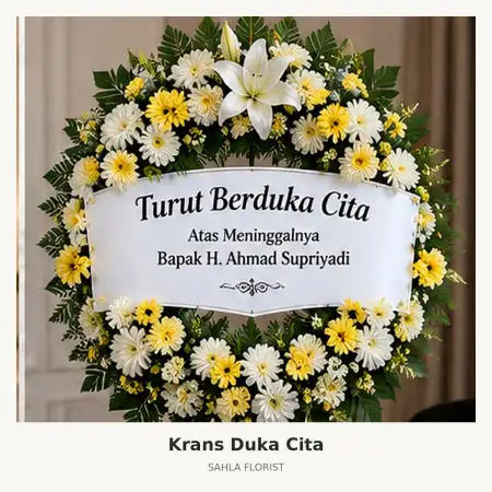 Krans Bunga Duka Enrekang